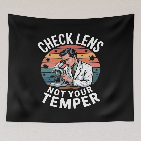 Item preview, Cellular Biology Humor Scientist Microscope designed and sold by PeteHomenick.
