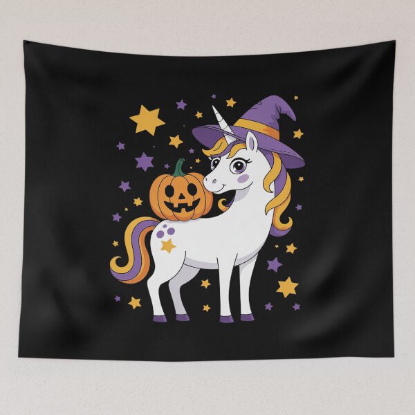 Item preview, Cute Unicorn Halloween Witchy Unicorn Halloween Kids  designed and sold by NeomiStoreSS.