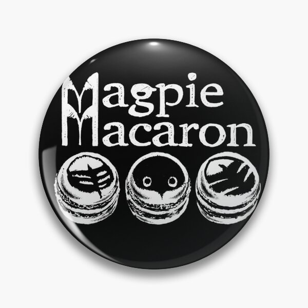 Item preview, Magpie Macaron Poster designed and sold by hichili-dori.