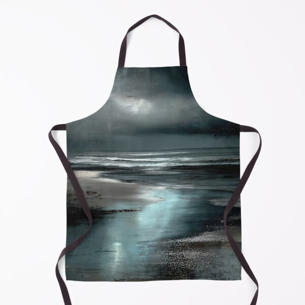 Item preview, Whispers of the Storm - Abstract Coastal Reflections designed and sold by Amari Abstracts.
