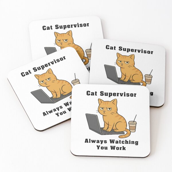 Item preview, Cat Supervisor designed and sold by jojokrap-2023.