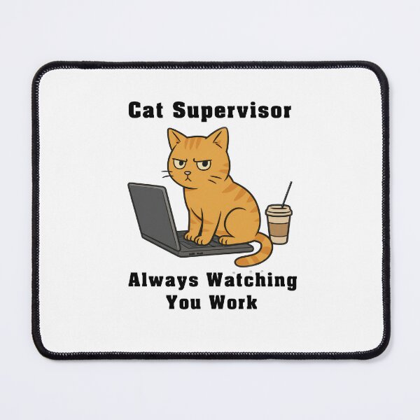 Item preview, Cat Supervisor designed and sold by jojokrap-2023.
