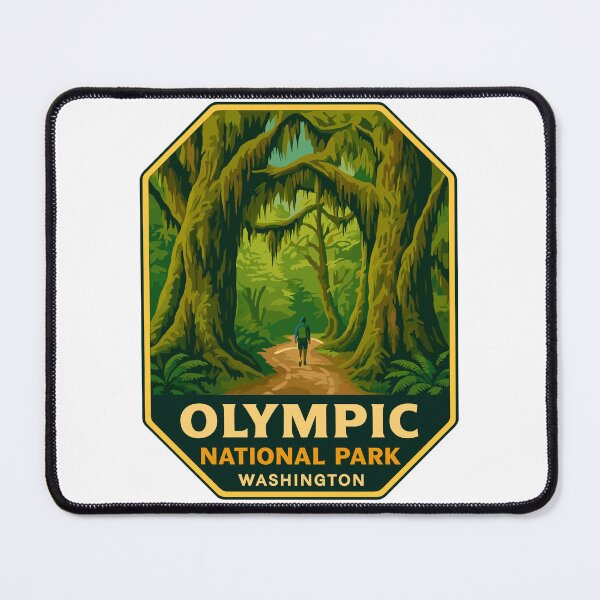 Item preview, Olympic National Park Retro Sticker designed and sold by Ismeal Von.