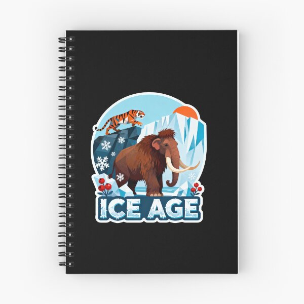 Item preview, Ice Age Adventure: Mammoth & Tiger Winter Art designed and sold by shrouk basha.