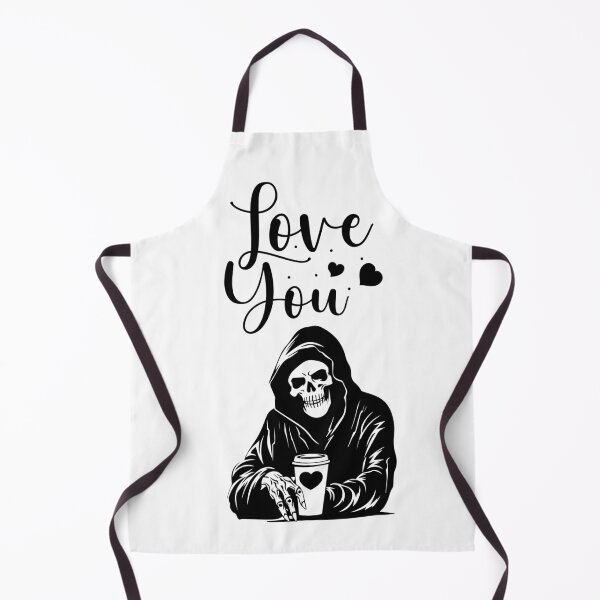 Item preview, "Love you, always and forever", Gothic Halloween Romance Print designed and sold by StillOdd.