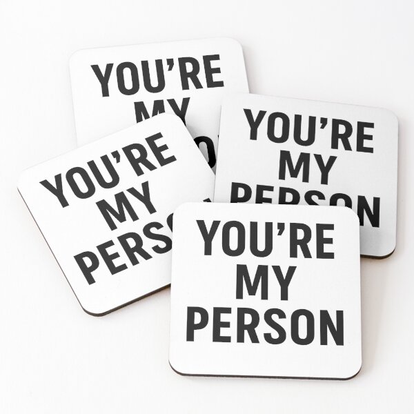 Item preview, You’re My Person – Romantic Relationship Quote Minimalist Typography designed and sold by P&B Digital Art.