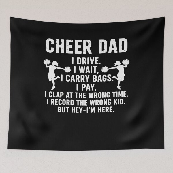 Item preview, Cheer Dad Cheerleading Dad Of A Cheerleader Father designed and sold by FranzFriesen.