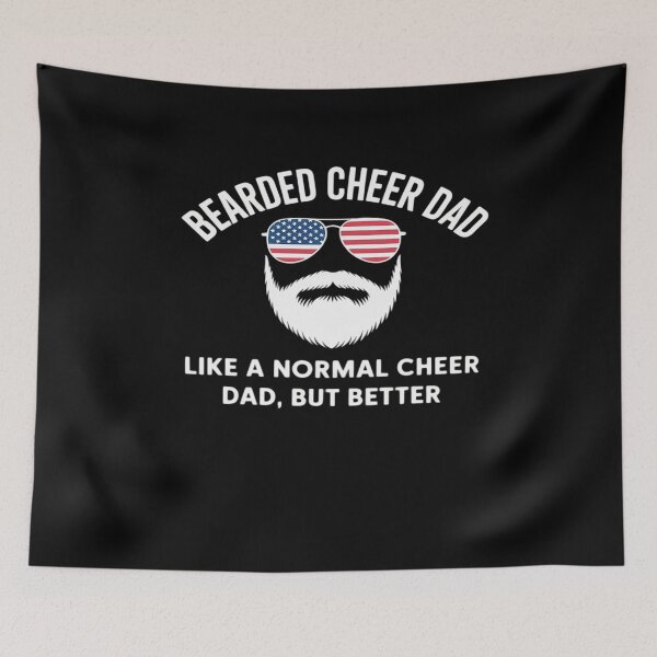 Item preview, Cheer Dad Bearded Definition Cheerleading designed and sold by DrewLeuschke.