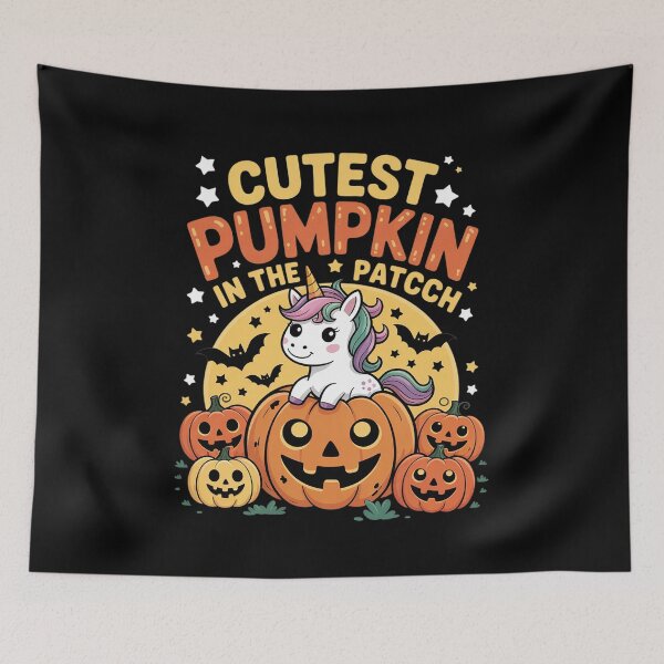Item preview, Cutest Pumpkin In The Patch Unicorn Witch Halloween Kawaii  designed and sold by NeomiStoreSS.