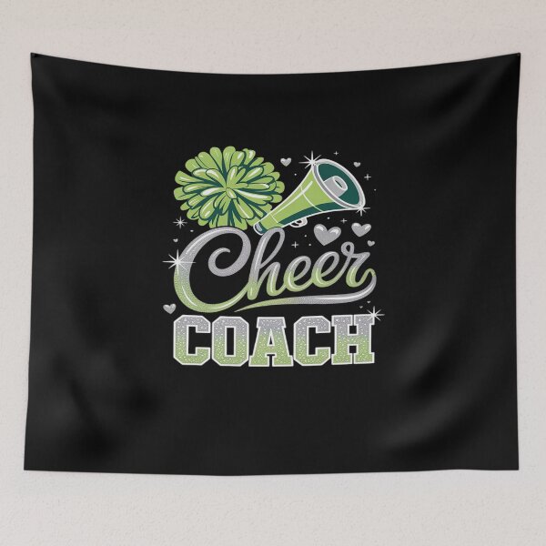 Item preview, Cheer Coach Funny Cheerleader Cheerleading Green Women Girl designed and sold by marcusry.
