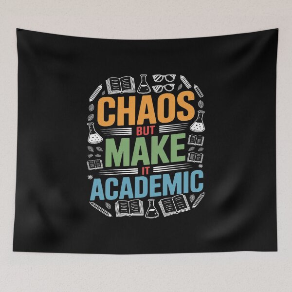 Item preview, Chaos But Make It Academic Funny Teacher Back To School designed and sold by Idarmotar.