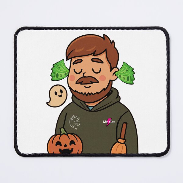 Item preview, Mr. Cat | Youtuber | cute kawaii | by Nooby Draw designed and sold by NoobyDraw.
