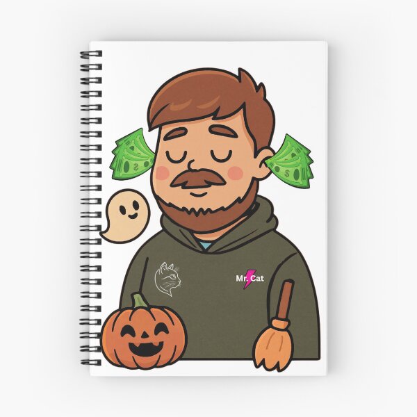 Item preview, Mr. Cat | Youtuber | cute kawaii | by Nooby Draw designed and sold by NoobyDraw.