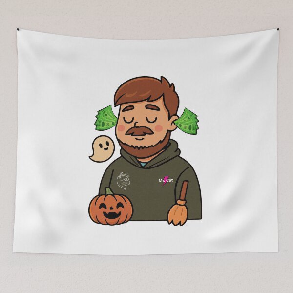 Item preview, Mr. Cat | Youtuber | cute kawaii | by Nooby Draw designed and sold by NoobyDraw.