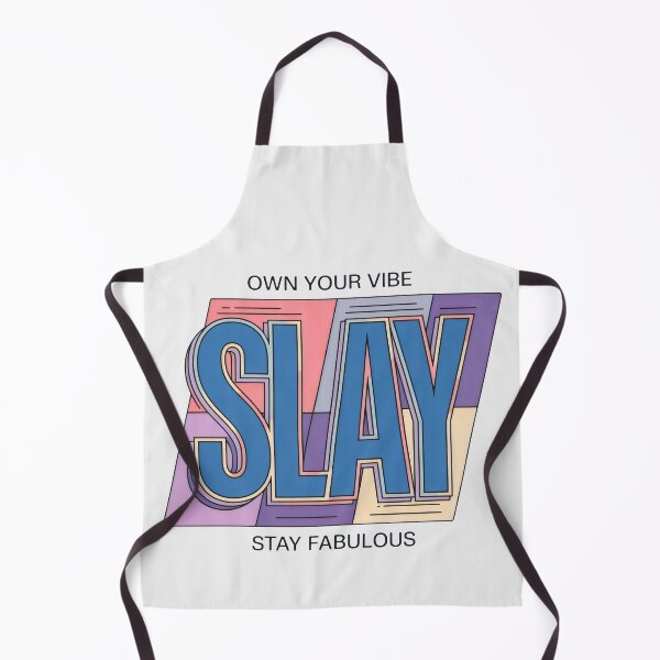 Item preview, Geometric Pastel Blocks Supporting Central “SLAY” and Black Motivational Captions designed and sold by SplashTastic.