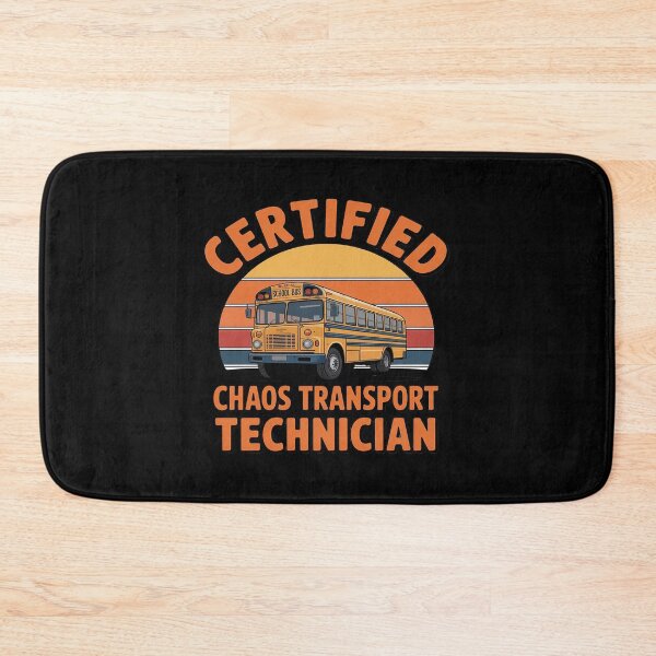 Item preview, Chaos Transport Technician Funny School Bus Driver designed and sold by Idarmotar.