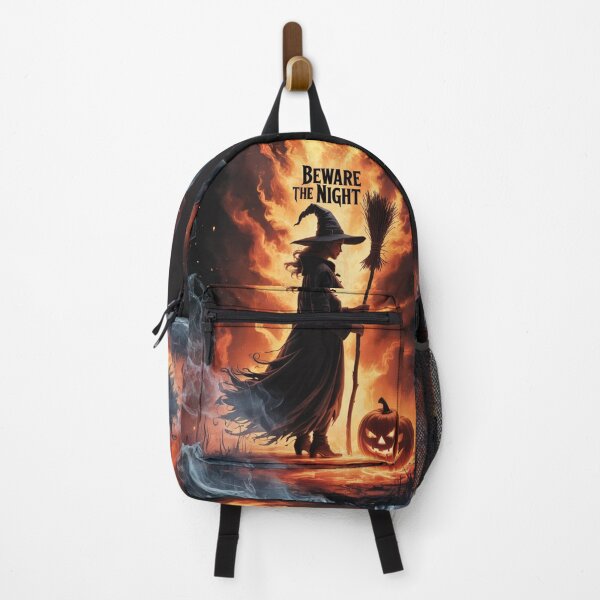 Item preview, Beware the Night — Witch and Pumpkin / Beware the Night Witch designed and sold by FusiTink.