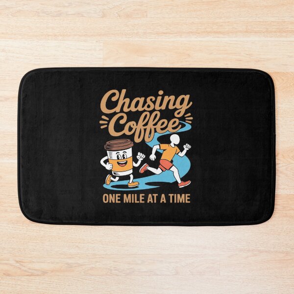 Item preview, Chasing Coffee One Mile At A Time designed and sold by Idarmotar.