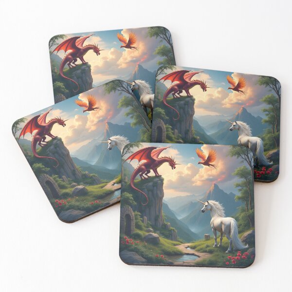 Item preview, Mythical Creatures within their natural habitats. designed and sold by BDLdesigns.