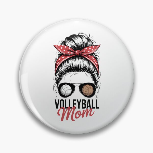 Item preview, Volleyball Mom Bleached Messy Bun Mothers Day Volleyball designed and sold by VENOM0RIOT.