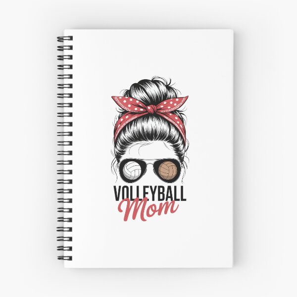 Item preview, Volleyball Mom Bleached Messy Bun Mothers Day Volleyball designed and sold by VENOM0RIOT.