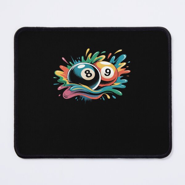 Item preview, Billiards Pool Player 8 Ball 9 Ball Paint Art Billiard Balls designed and sold by khorbiasieno.