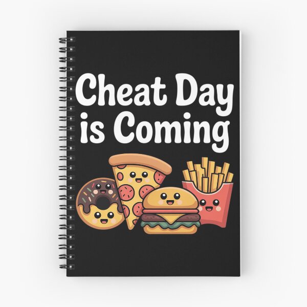Item preview, Cheat Day is Coming – Funny Pizza, Donut, Fries, Burger designed and sold by Idarmotar.