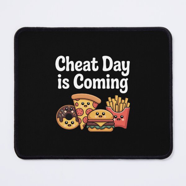 Item preview, Cheat Day is Coming – Funny Pizza, Donut, Fries, Burger designed and sold by Idarmotar.