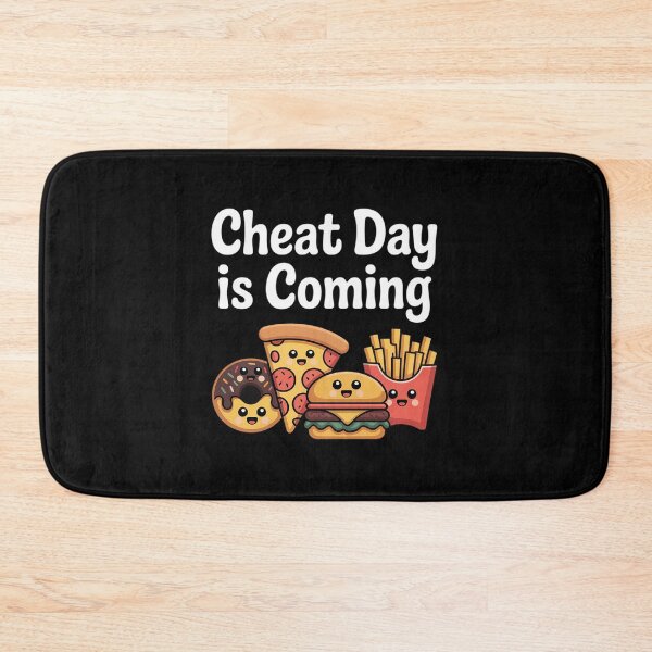Item preview, Cheat Day is Coming – Funny Pizza, Donut, Fries, Burger designed and sold by Idarmotar.