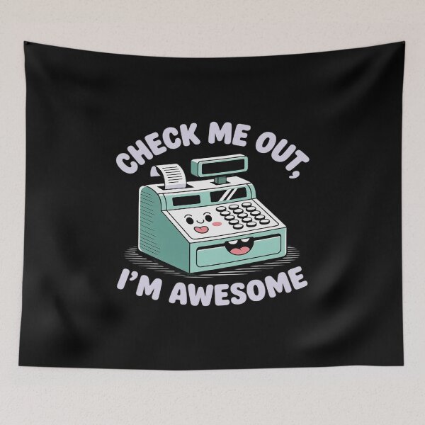 Item preview, Check Me Out At Awesome Cash Register designed and sold by Idarmotar.