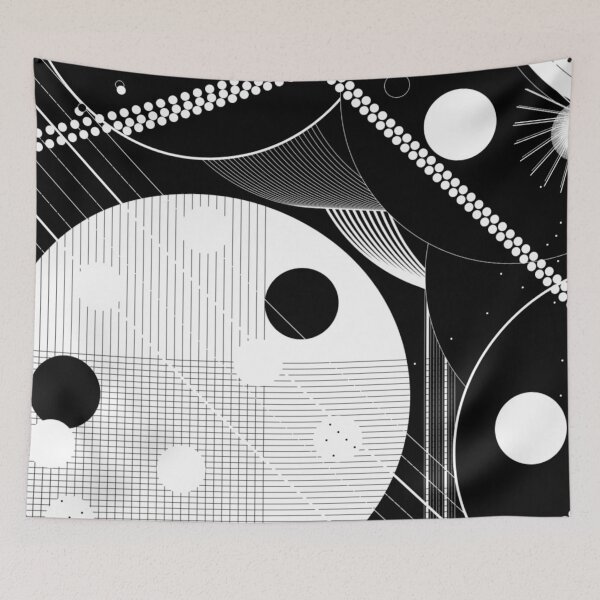 Item preview, Design 118 - Abstract geometry painting designed and sold by Manoella Free Art.