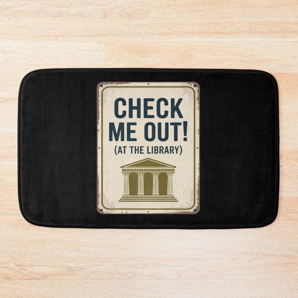 Artikelvorschau, Check Me Out Library Bookworm Bookmark entworfen und verkauft von Idarmotar.