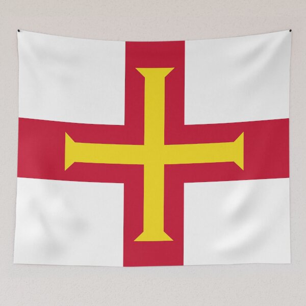 Item preview, Guernsey flag designed and sold by rheyes.
