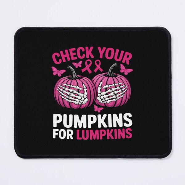 Item preview, Check Your Pumpkins Breast Cancer Awareness Halloween Women designed and sold by Idarmotar.
