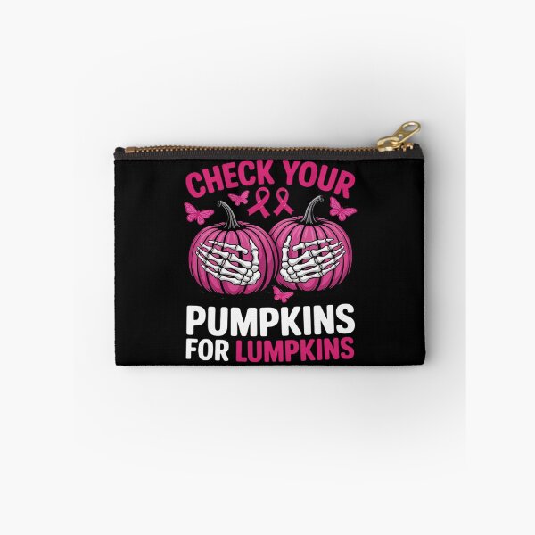 Item preview, Check Your Pumpkins Breast Cancer Awareness Halloween Women designed and sold by Idarmotar.