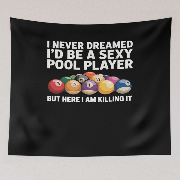 Item preview, Best Pool Design For Men Women Billiards Lover Pool Player designed and sold by FranzFriesen.