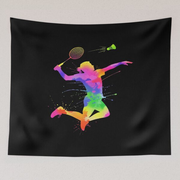 Item preview, badminton player designed and sold by AmparoBoyle.