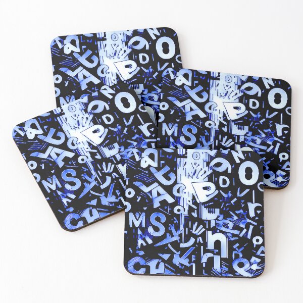 Item preview, Glitch Multiletter Art designed and sold by CharlottePlaceArt.