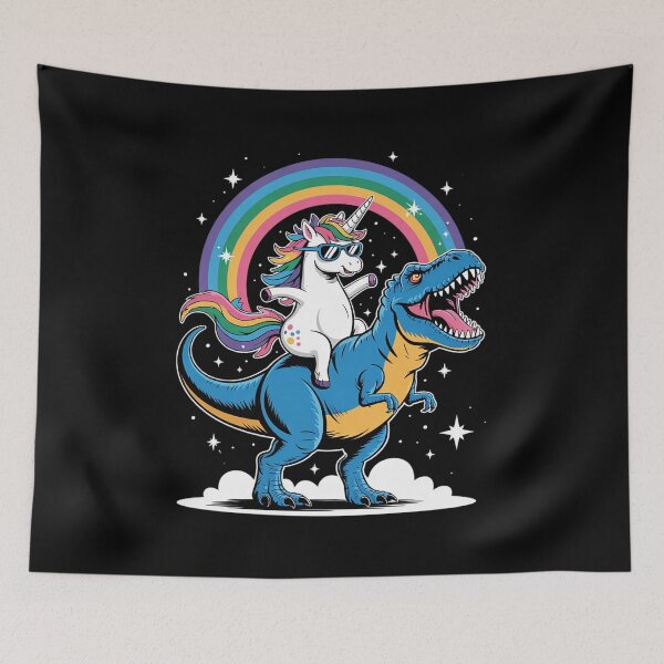 Item preview, Dabbing Unicorn Dinosaur Boys Girls Rainbow Galaxy  designed and sold by NeomiStoreSS.