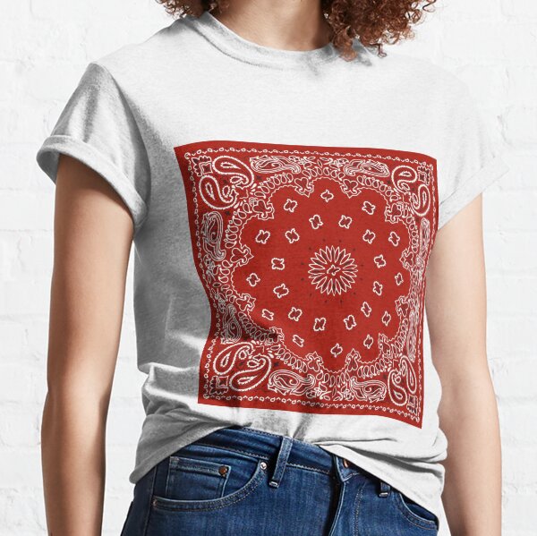 Bandana rouge T-shirt classique