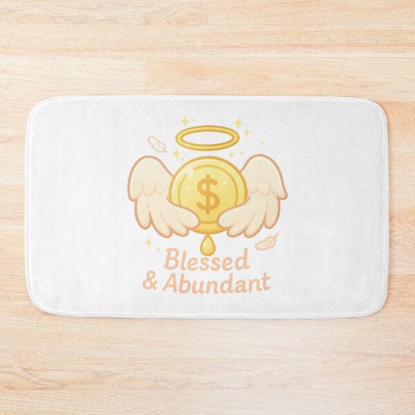 Item preview, Angel Coin Aura Money Sticker | Blessed & Abundant Angel Wings Charm | Kawaii Wealth Talisman designed and sold by HerDreamCodes.