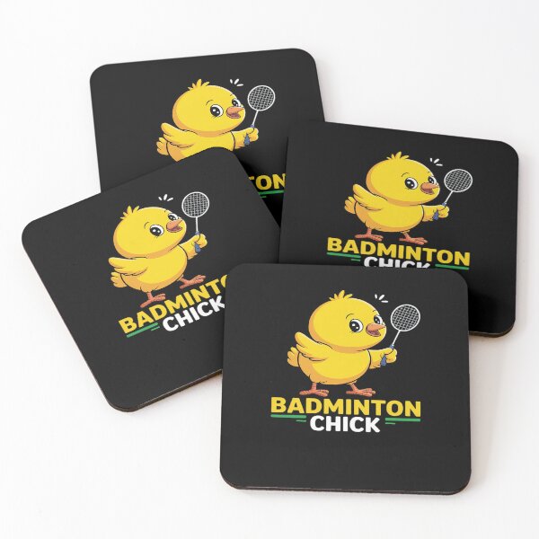 Item preview, Badminton Chick Chicken Birdie designed and sold by HaileyRobel.