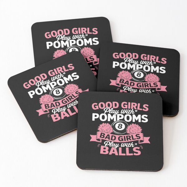 Item preview, Bad Girls Play With Billiards Balls - Pool Player Lover designed and sold by MinaReinger.