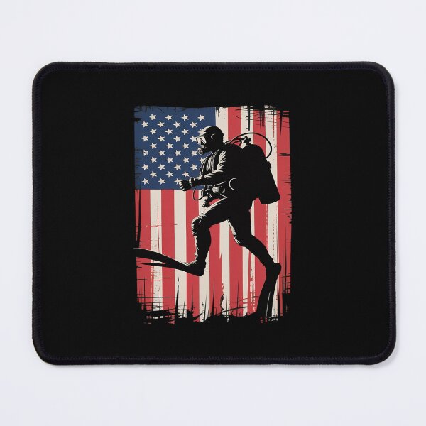 Item preview, American Flag Scuba Diving designed and sold by AmparoBoyle.