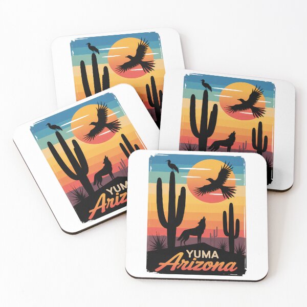 Item preview, Yuma Arizona Coyote Sunset AZ Desert designed and sold by VENOM0RIOT.