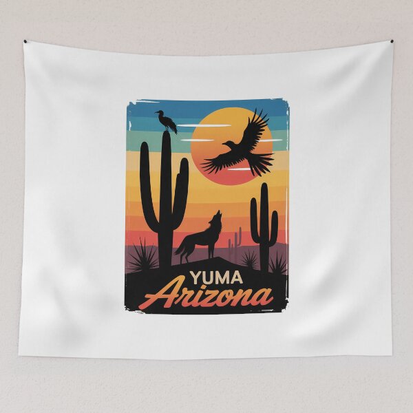 Item preview, Yuma Arizona Coyote Sunset AZ Desert designed and sold by VENOM0RIOT.