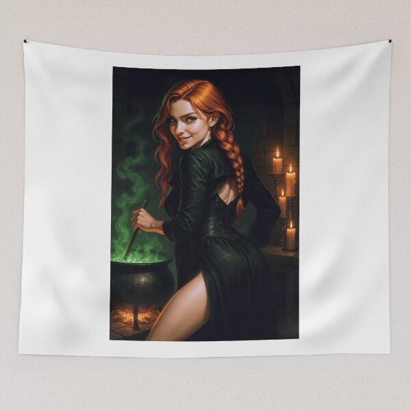 Item preview, Rowan Fletcher witch happy Halloween   designed and sold by CathryneDelamort.