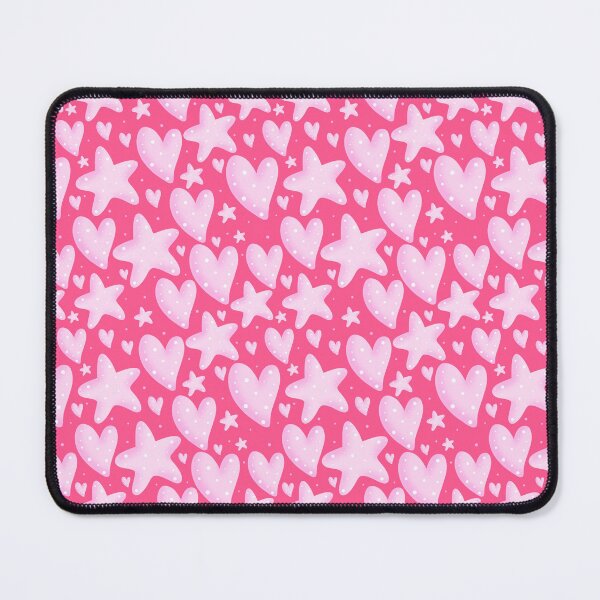 Item preview, heart star valentines seamless pattern  designed and sold by KJackArtwork.