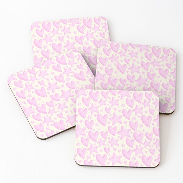 Item preview, heart star valentines seamless pattern  designed and sold by KJackArtwork.