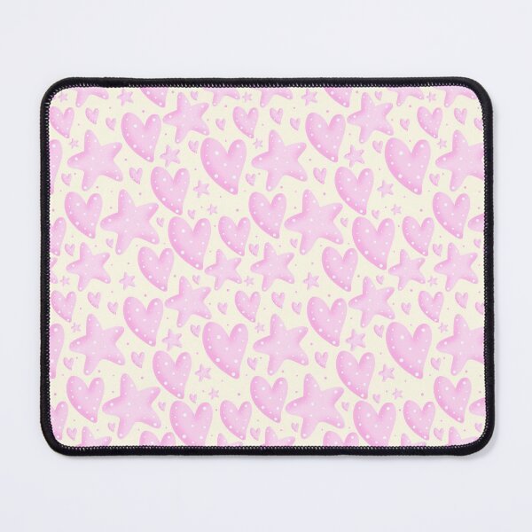 Item preview, heart star valentines seamless pattern  designed and sold by KJackArtwork.